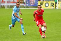 29. kolo F:NL: Prostějov (modro-bílá) - Zbrojovka (červená - Jakub Šural) 0:0