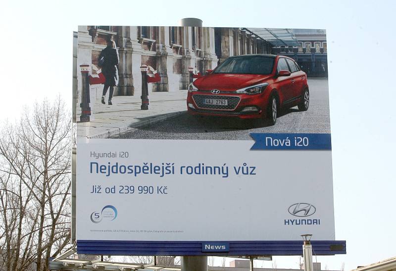 Billboard v Brně.