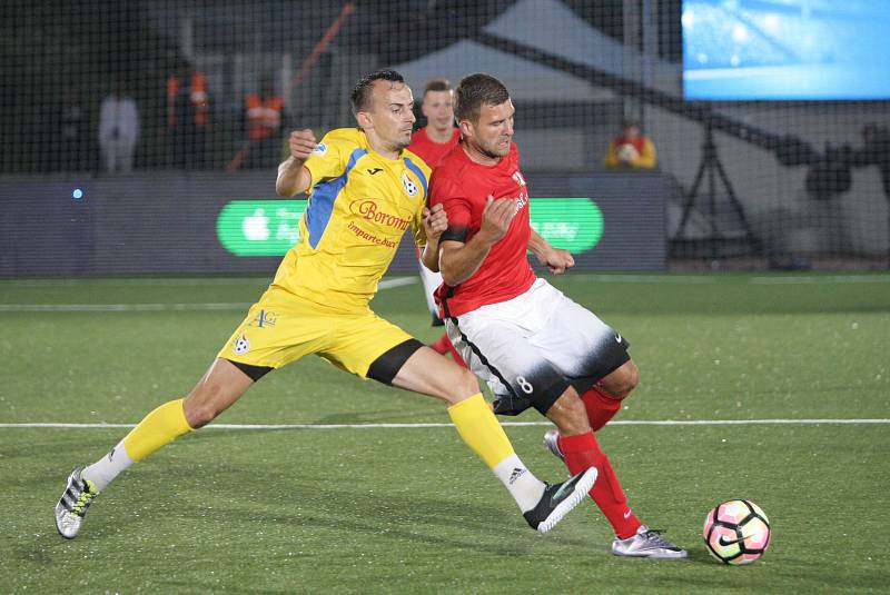 Euro v malém fotbale v Brně. Češi porazili Rumunsko 4:3.