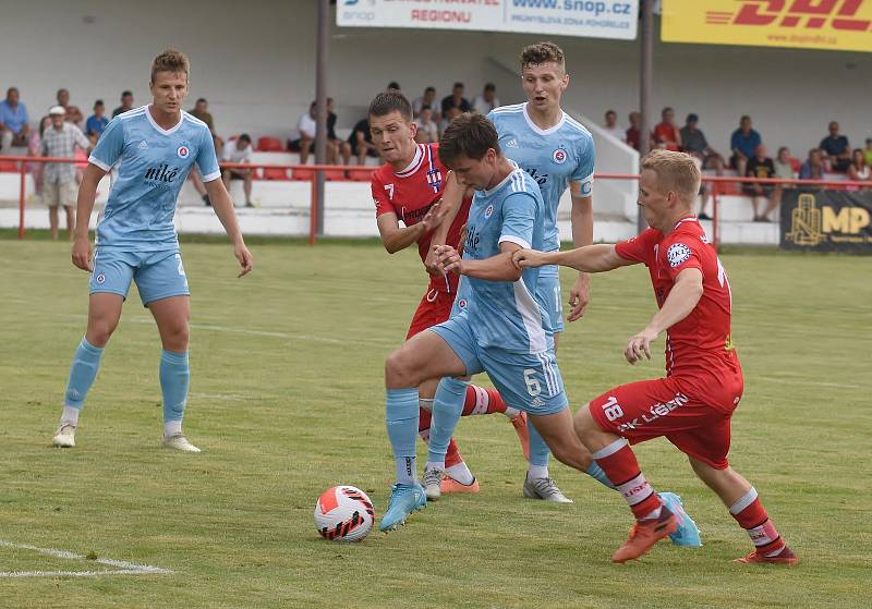 Druhý přípravný zápas odehrála Líšeň v Pohořelicích proti juniorce Slovanu Bratislava, po gólech Čermáka a Zikla vyhrála 2:0.