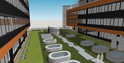 Vizualizace biobanky, kterou univerzita buduje v bohunickém univerzitním kampusu.