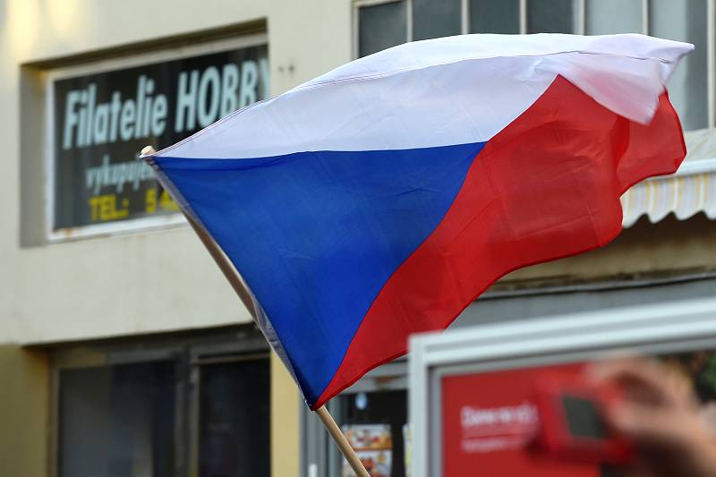 Demonstrace proti Andreji Babišovi v Brně.