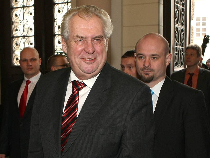 V úterý krátce po jedenácté hodině navštívil Brno poprvé ve své prezidentské funkci Miloš Zeman.