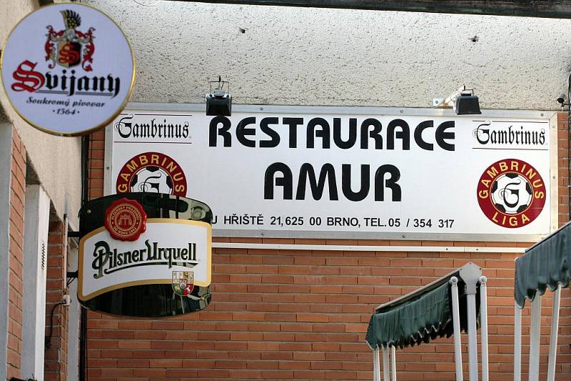 Restaurace Amur v Brně.