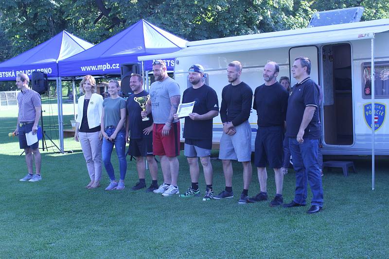 Městská policie Brno dnes pořádala dvanáctý ročník sportovního dne.