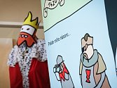 Dějiny lucemburského rodu trochu jinak – pohledem zábavného komiksu s názvem Opráski sčeskí historje, představuje nová výstava na hradě Špilberk.