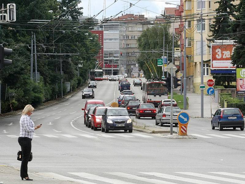 Ulice Pionýrská v Brně.