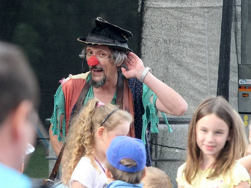 O víkendu čekali na děti v centru Brna klauni.