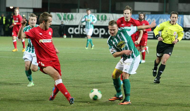 Fotbalisté Bohemians Praha 1905 v závěrečném podzimním kole remizovali 1:1 s Brnem.