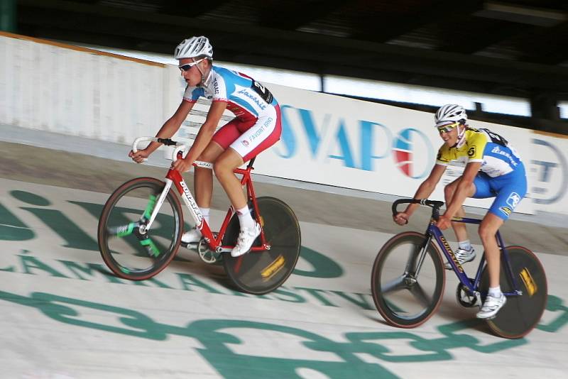 Memoriál Vlastimila Moravce dráhových cyklistů na brněnském velodromu.