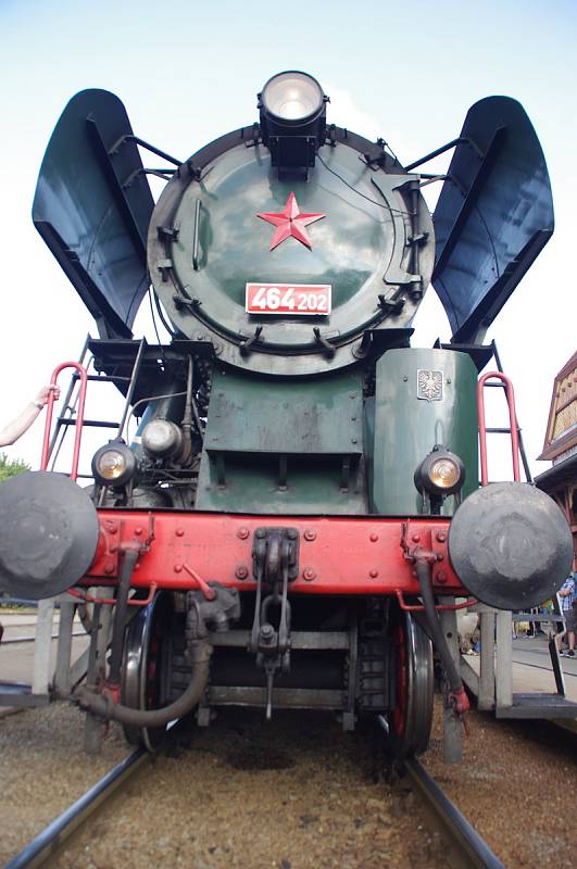 Parní lokomotiva Rosnička.