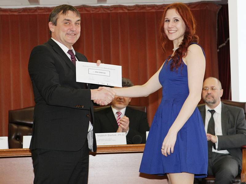 Michaela Galoczová převzala ocenění Brno Ph.D. Talent.