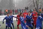 Zimní Tipsport liga. Brněnská Zbrojovka remizovala remizoval se Sigmou Olomouc 3:3. 