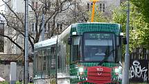Brno 24.4.2020 - nová tramvaj Drak z projektu Tramvaj pro Brno