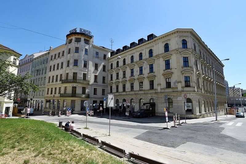 Hotel Slavia v Brně.