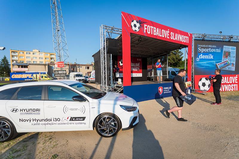 Stadion v Srbské ulici hostil Fotbalové slavnosti.