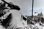 Unikátní snímky zachycující brněnské ulice dnes a před sedmdesáti lety v úterý zveřejnil Sokol Brno I na svém facebooku.
