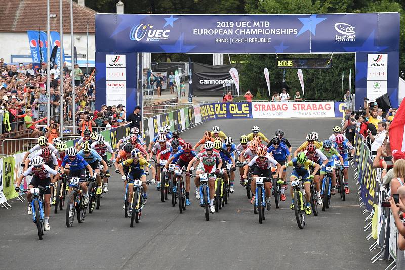 Brno 28.7.2019 - Mistrovství Evropy horských kol v Brně