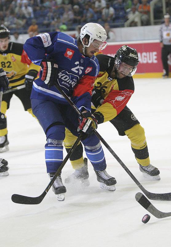 Třetí zápas, třetí výhra. Hokejisté brněnské Komety v domácím utkání Ligy mistrů finské Kuopio porazili 3:2 v prodloužení.