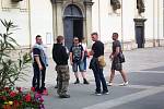 Páteční demonstrace uskupení Brno blokuje a příznicvů Dělnické mládeže.