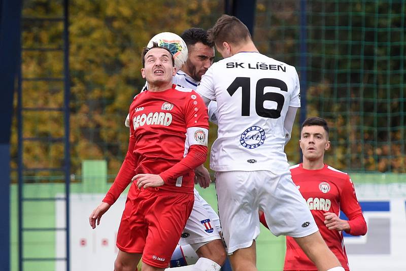 SK Líšeň v bílém proti MFK Chrudim