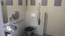 Nové toalety v brněnském Tyršově sadu.