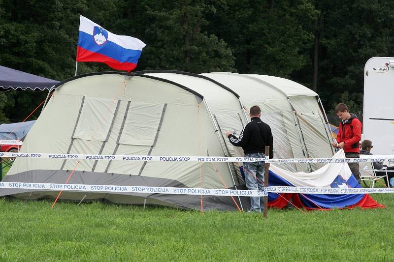 Přípravy v kempech i v paddocku na motocyklovou Velkou cenu České republiky na brněnském Masarykově okruhu.