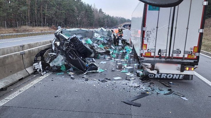 Nehoda se stala  na 175. km D1 ve směru na Brno.