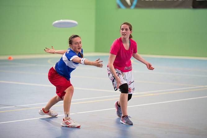 Loňské halové mistrovství České republiky v ultimate frisbee.