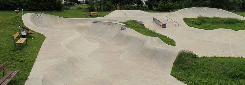 Projekt Skatepark Bystrc od navrhovatelky Martiny Adamusové.