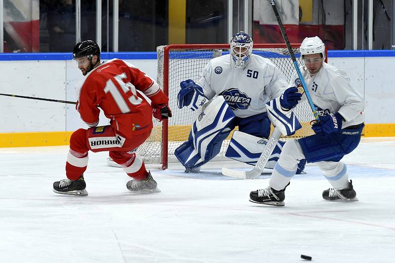 Brno 15.08.2019 - HC Kometa Brno v bílém proti HC Olomouc.