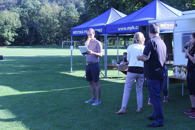 Městská policie Brno dnes pořádala dvanáctý ročník sportovního dne.