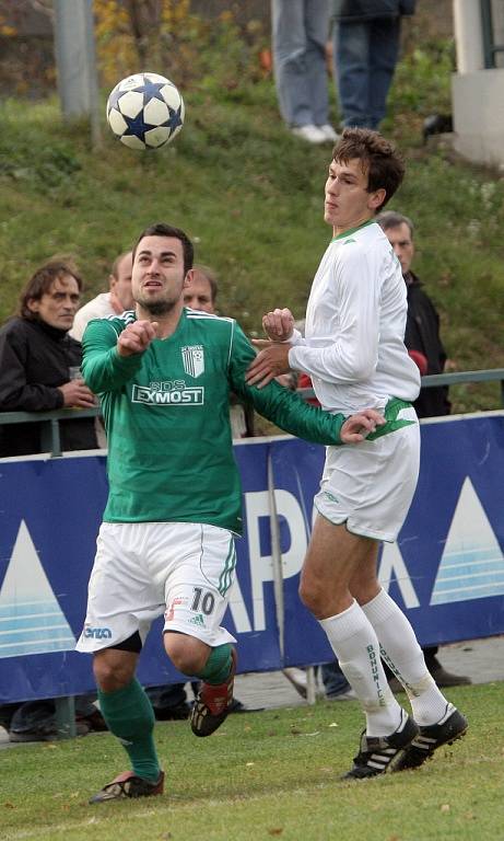 V brněnském divizním souboji zdolali fotbalisté Bystrce na svém hřišti Bohunice těsně 2:1.