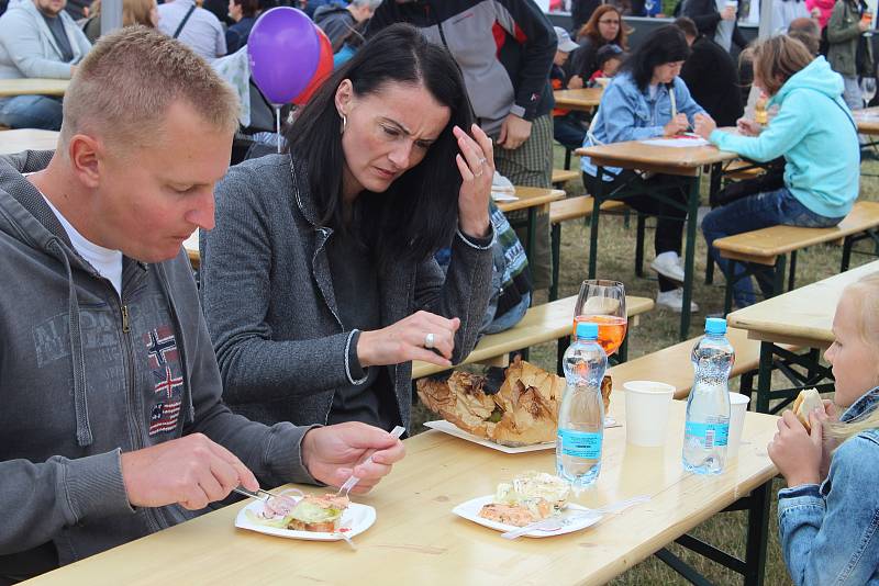 Lidé navštívili již osmý ročník festivalu Slavnosti moře. Letos byl na Kraví hoře. Návštěvníci tam ochutnali různé rybí speciality.