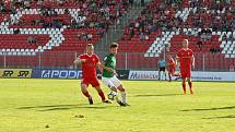 Fotbalisté brněnské Zbrojovky prohráli popáté v řadě, tentokrát 27. kole první ligy podlehli Jablonci 0:3.