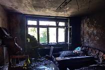 Požár v bytové jednotce v Brně na ul. Havlenova. Objekt muselo opustit 33 osob.