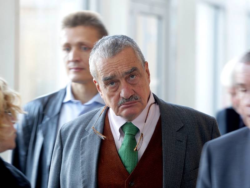 Ministr zahraničí Karel Schwarzenberg v Brně.