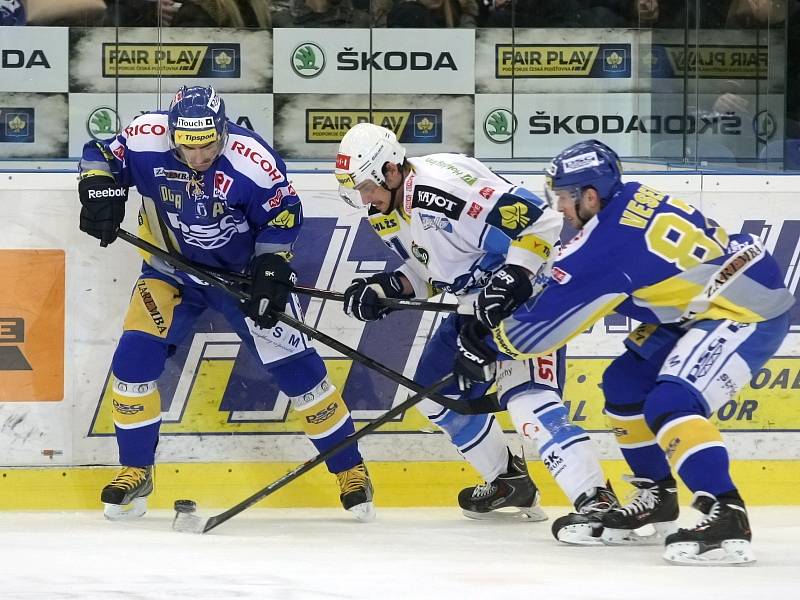 Brněnští hokejisté ve 45. extraligovém kole doma nestačili v derby na Zlín. Podlehli mu jednoznačně 0:4