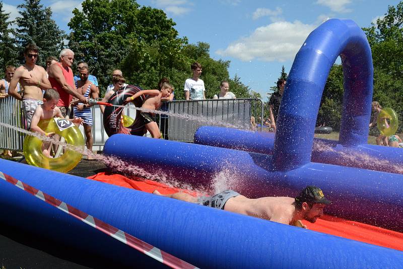 Megaskluzavka Slide Czech na brněnské Kraví hoře.