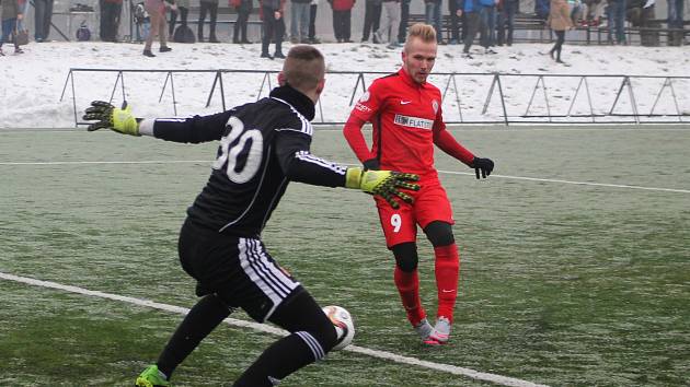 Zimní Tipsport liga. Brněnská Zbrojovka remizovala remizoval se Sigmou Olomouc 3:3. 