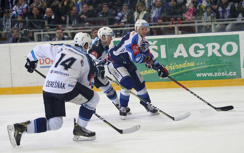 Šlágr 37. kola hokejové extraligy mezi domácí Kometou Brno a Plzní.