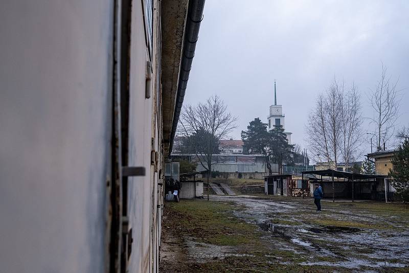 Bývalý vojenský areál v Lerchově ulici v Masarykově čtvrti v Brně, jehož prostor bude součástí úprav náměstí Míru.