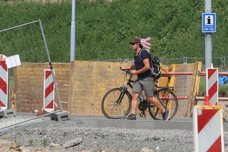 Brno 15.7.2020 - stavba VMO v ulici Žabovřeská - I. etapa