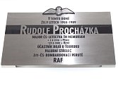 Pamětní deska Rudolfa Procházky.