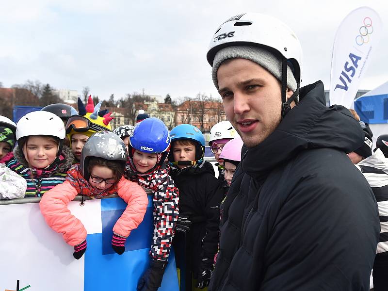 Alexander Choupenitch v zimním olympijském parku v Brně.