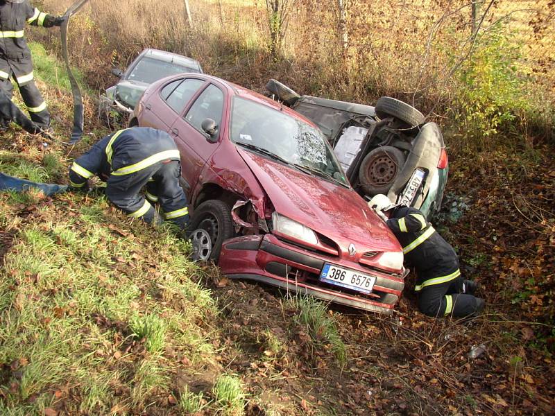 Likvidace nehody v Žabčicích na Brněnsku