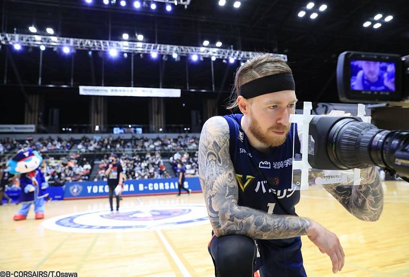 Basketbalista Patrik Auda má za sebou první sezonu v Japonsku.