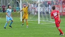 29. kolo F:NL: Prostějov (modro-bílá) - Zbrojovka (červená) 0:0