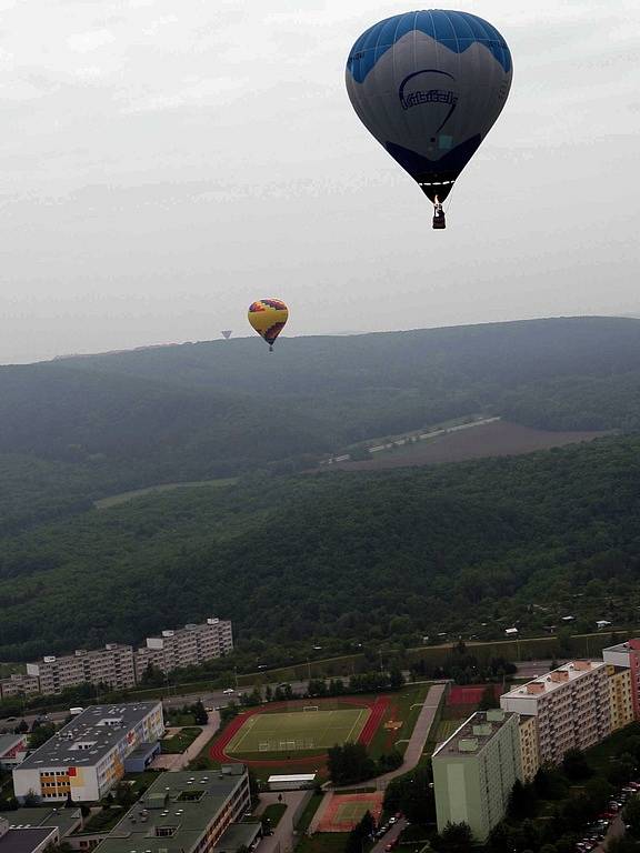 Horkovzdušné balóny vzlétly nad Brnem