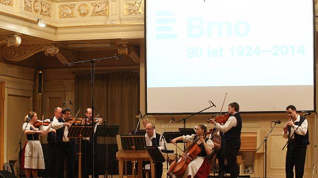 KOncert k výročí devadesáti let Českého rozhlasu Brno.